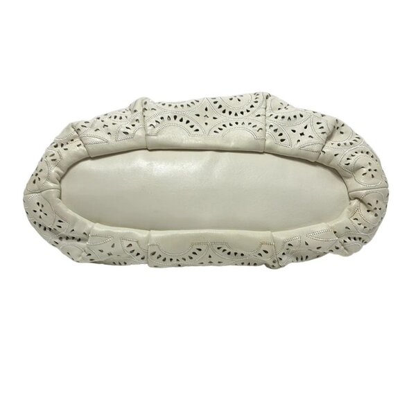 Auth COACH - 16997 Cream Leather Handbag - Picture 9 of 11